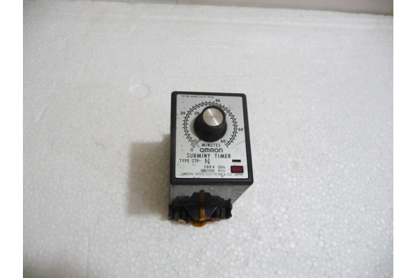 Subminy Timer with Base, STP-N, Omron, Japan